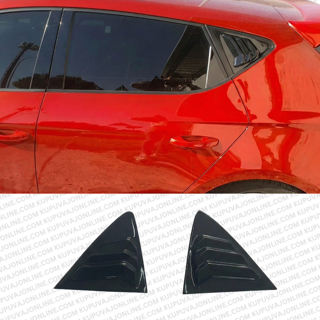 F10 M Performance Front Lip Piano Black ABS 2010-2017 (2 Pieces) (2)