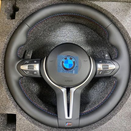 BMW M Спортски Кожен Волан Црн - F20 F21 F22 F23 F30 F31 F32 F33 F34 F36 F25 F26 F39 M2 M3 M4